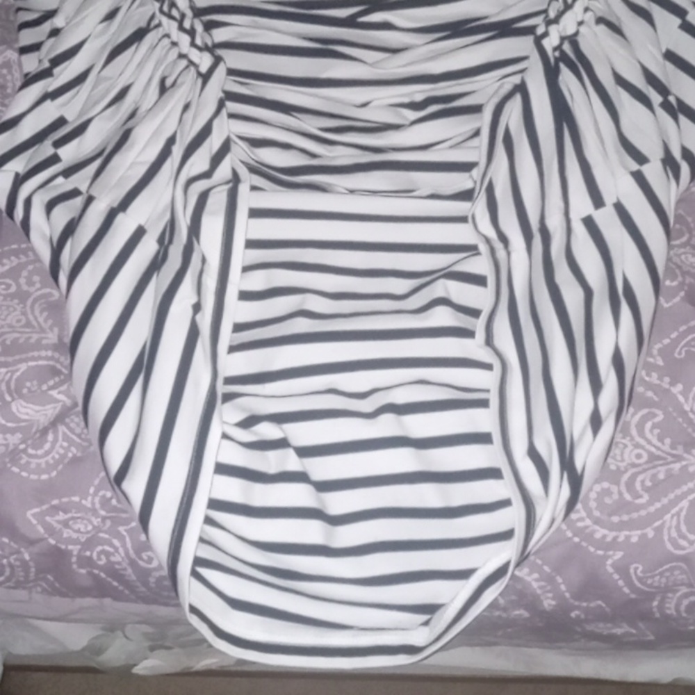 NEW size M 8-10 Junya Watanabe Comme des Garcons Striped Shirt - Picture 7 of 7